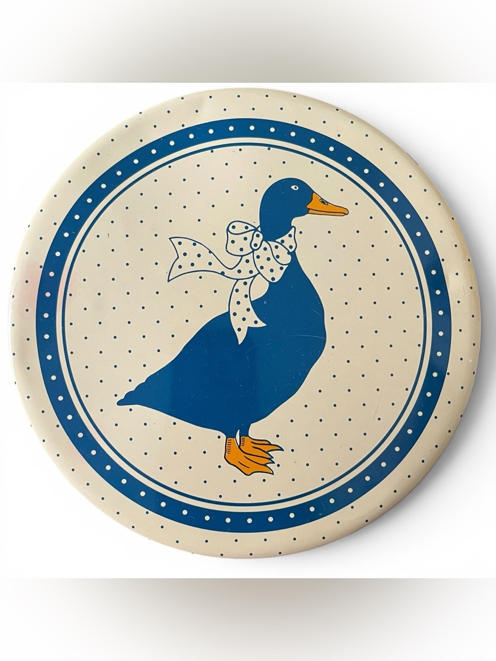 Vintage Country Goose Tin 1980s